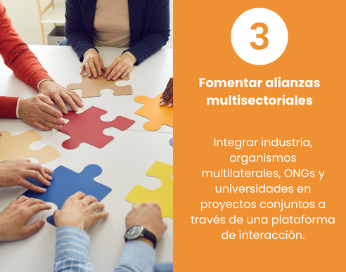 Fomentar alianzas multisectoriales